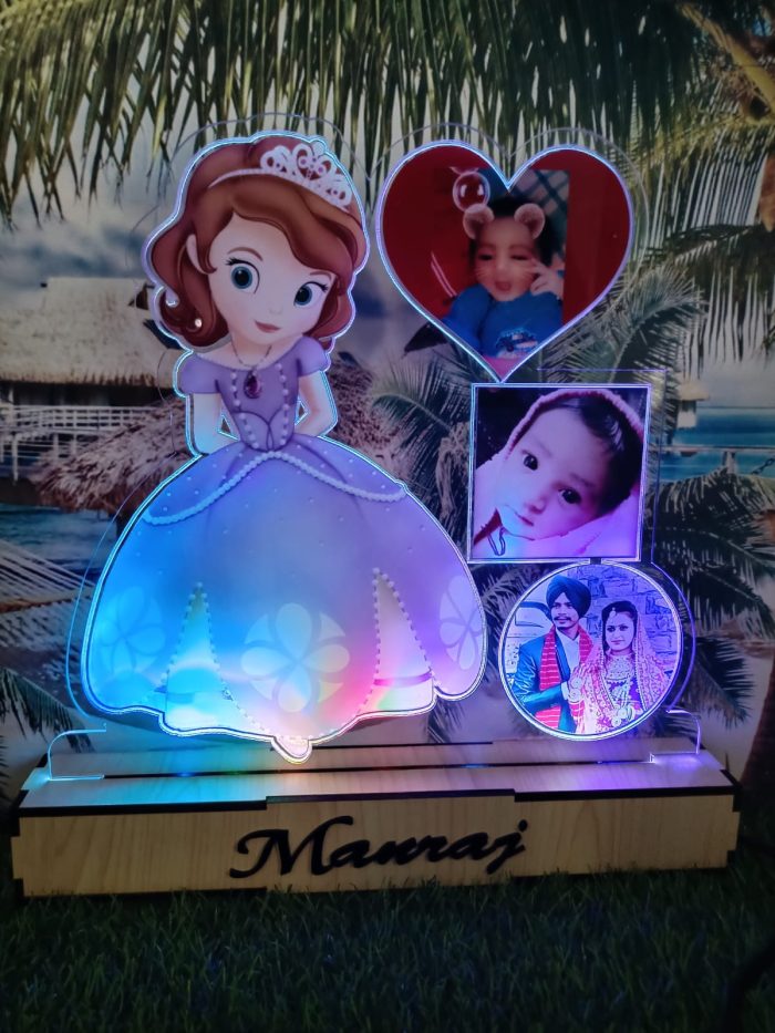 acrylic uv print cinderella table top