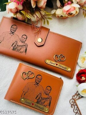 Customised Men And ladies Wallet combo